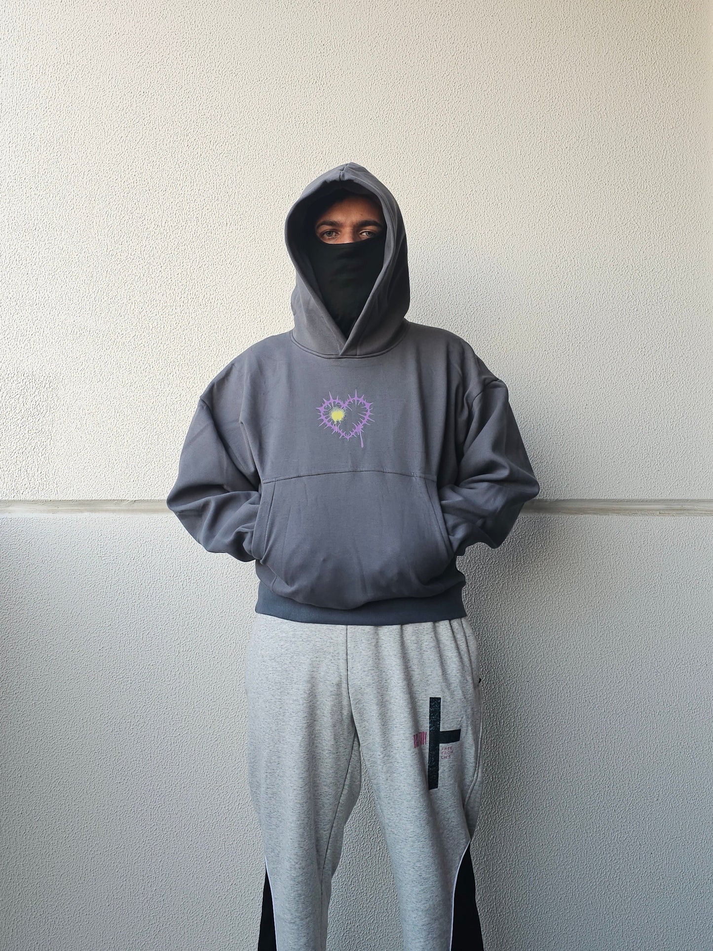 Hoodie Dark Grey "Poisonous Style" Diss Clothing