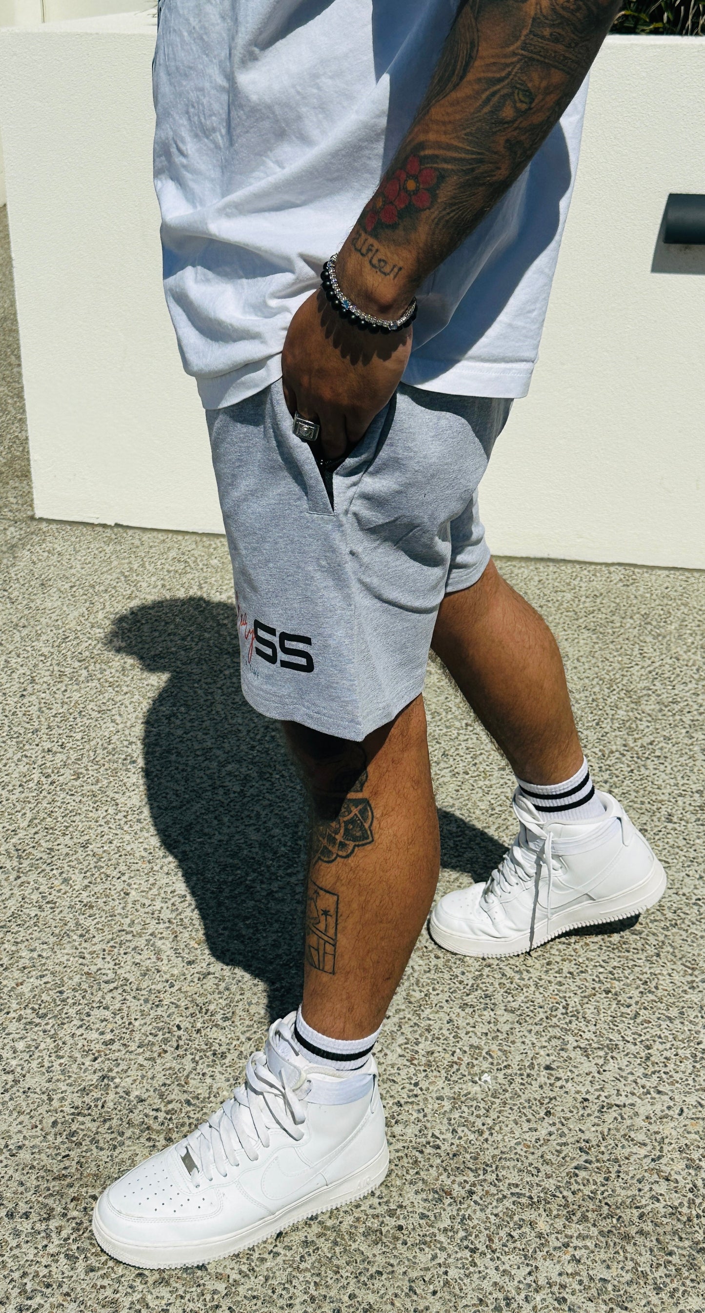 "Glory" Grey Shorts Diss Clothing