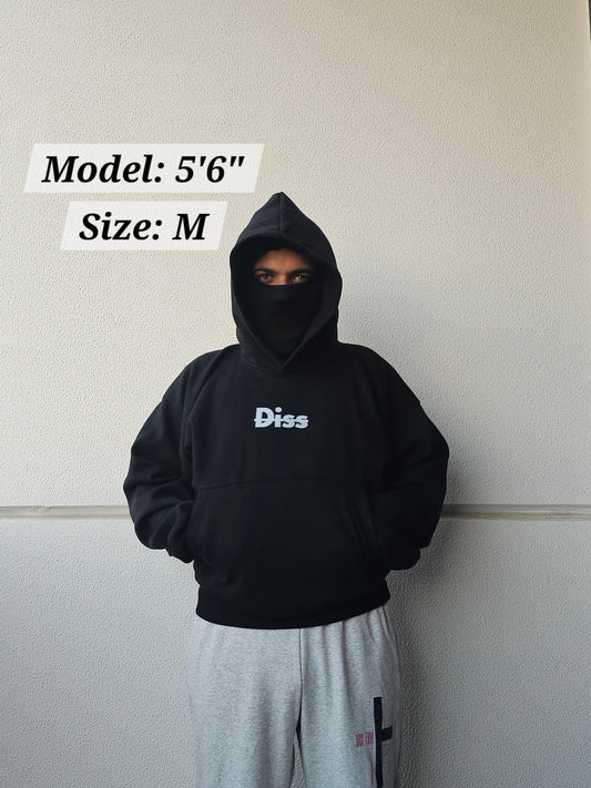Hoodie Black "Be The Change" Diss Clothing