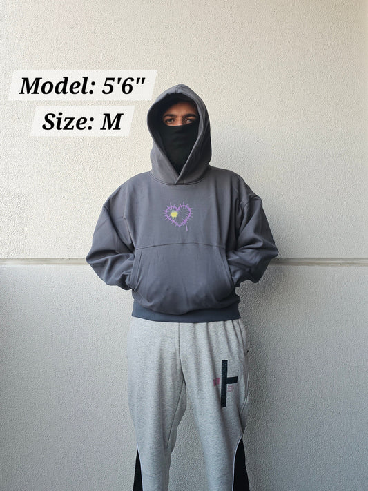 Hoodie Dark Grey "Poisonous Style" Diss Clothing