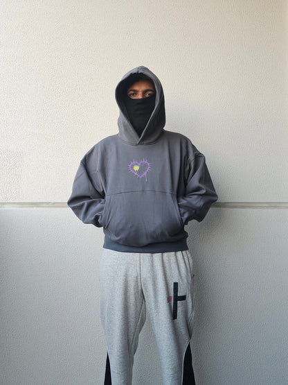 Hoodie Dark Grey "Poisonous Style" Diss Clothing