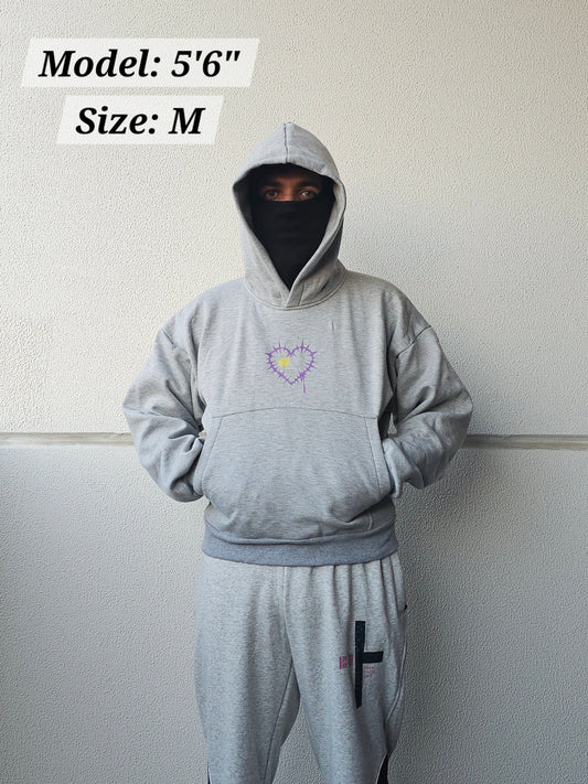 Hoodie Grey "Poisonous Style" Diss Clothing