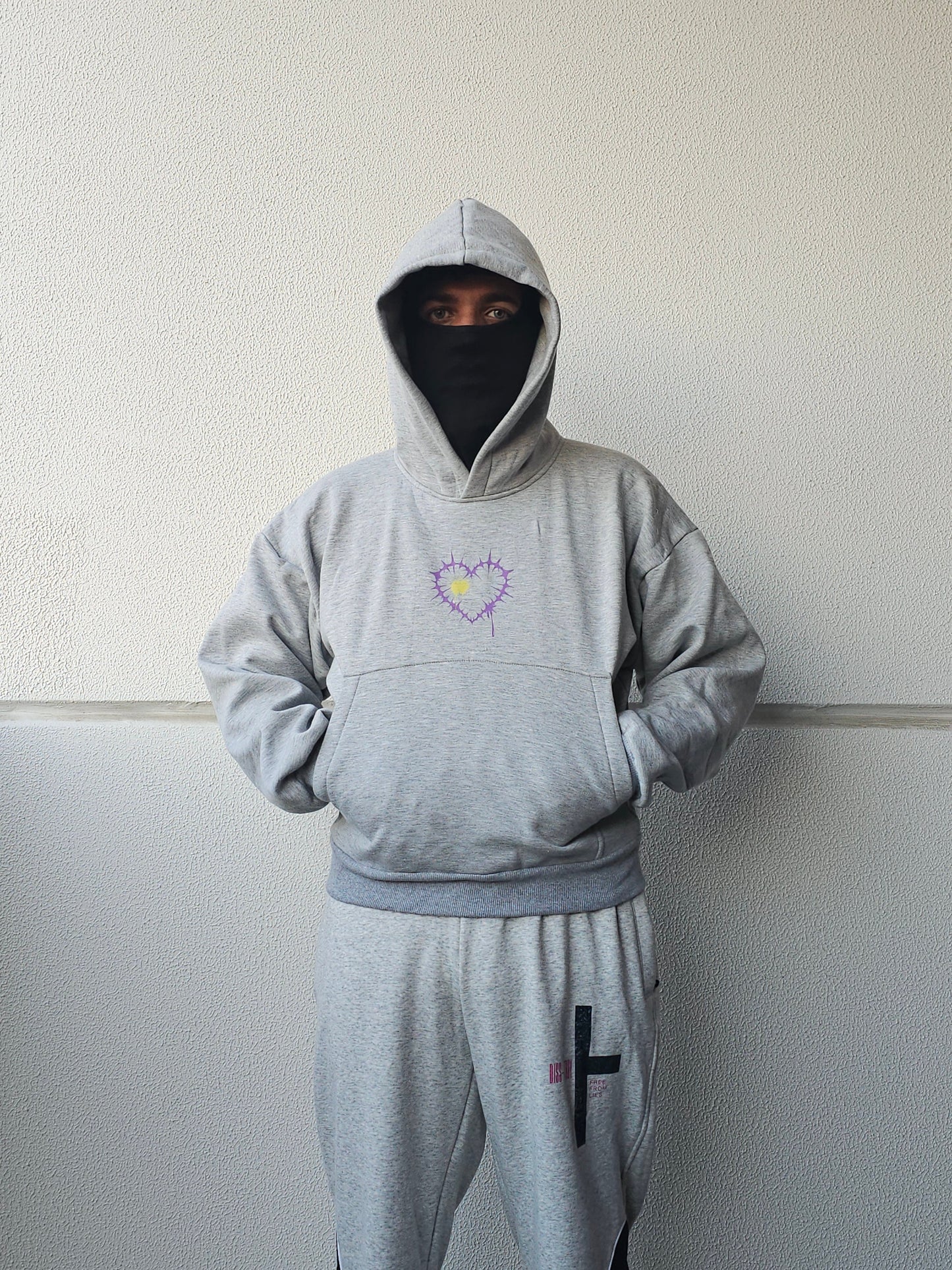 Hoodie Grey "Poisonous Style" Diss Clothing