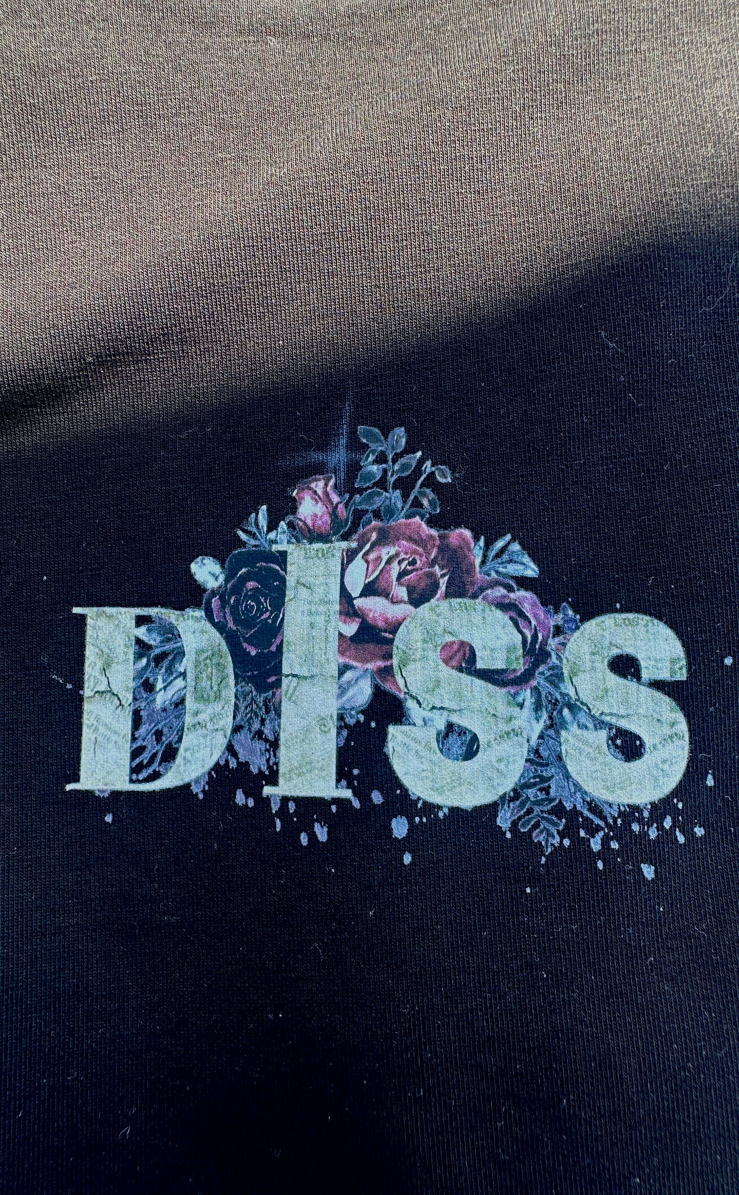 "Floral" Black Diss Clothing