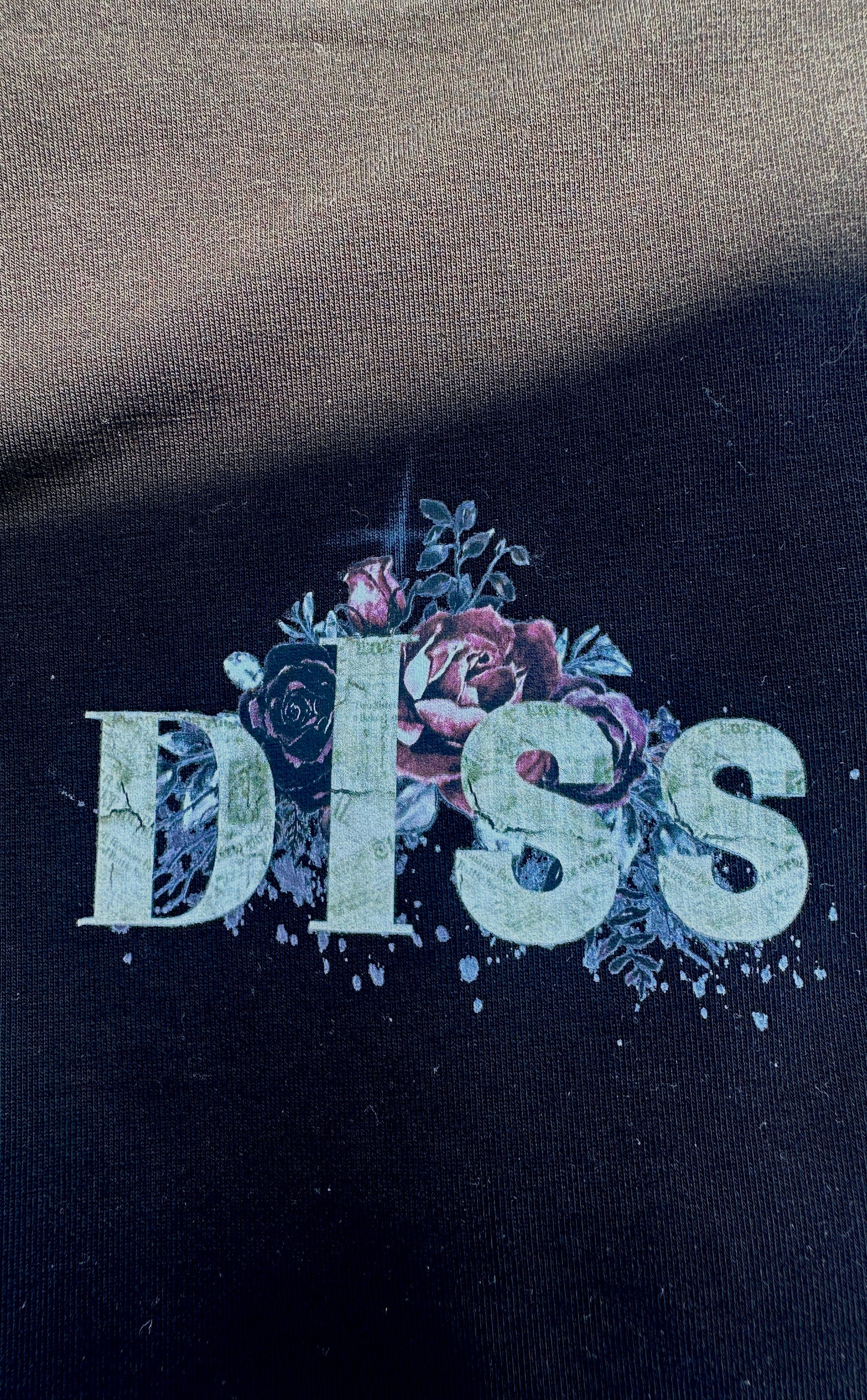"Floral" Black Diss Clothing